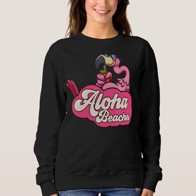 Sudadera Aloha Hawaii Bebe Hawaii Surfing Hawaii (Anverso)