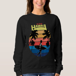 Sudadera Aloha Hawaii Guay Hawaii Retro Sunset Palm Tree