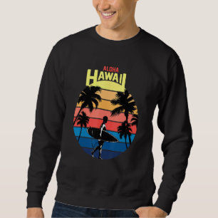 Sudadera Aloha Hawaii Guay Hawaii Retro Sunset Palm Tree