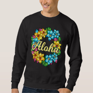 Sudadera Aloha Hawaii Hawaii Hawaii Lei Flower Luau Hawaiia