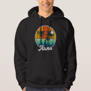 Sudadera Aloha Hawaii Hawaii S Para Niños Chicas Palm Tree 