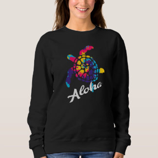 Sudadera Aloha Hawaii Hawaii verano vacaciones tortuga mari