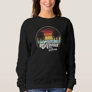 Sudadera Aloha Hawaii Palmas Guay Casual Summer Beach Vacat