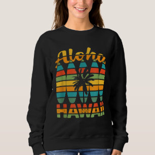 Sudadera Aloha Hawaii Retro de Surfboard Hawaii