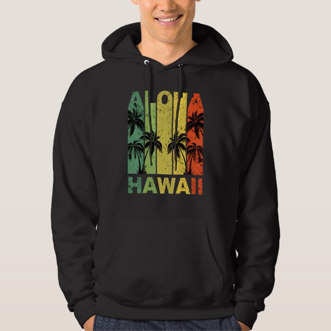 Sudadera Aloha Hawaii vacaciones de verano tropical en Hawá (Anverso)