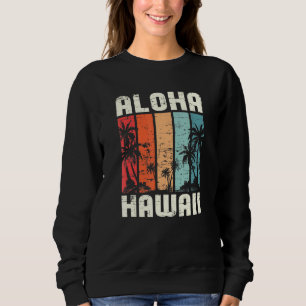 Sudadera Aloha Hawaiian Beach Palm Trees vacaciones veranie