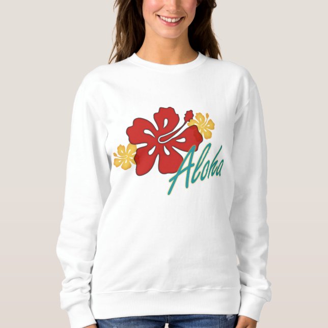Sudadera Aloha Hibiscus (Anverso)