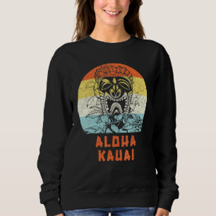 Sudadera Aloha Kauai Vintage Hawai Isla Tribal Tiki Cl