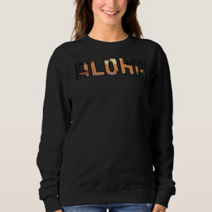Sudadera Aloha Palm Trees Beach Hawaii Isla Hawaii Sung