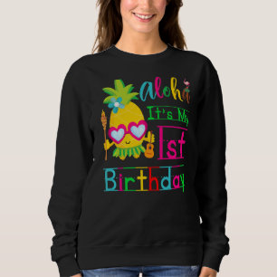 Sudadera Aloha Primer primer cumpleaños de Hawaii Segundo C