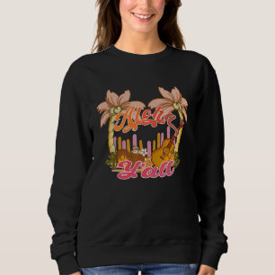 Sudadera Aloha Retro Todos Palma Surfing Playa Vintage Pis
