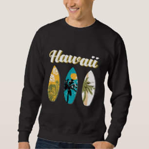 Sudadera Aloha Surfboard Vintage Retro
