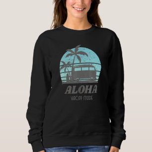 Sudadera Aloha Vacay Mode Hawaii Hawaii Retro Palm Tree S