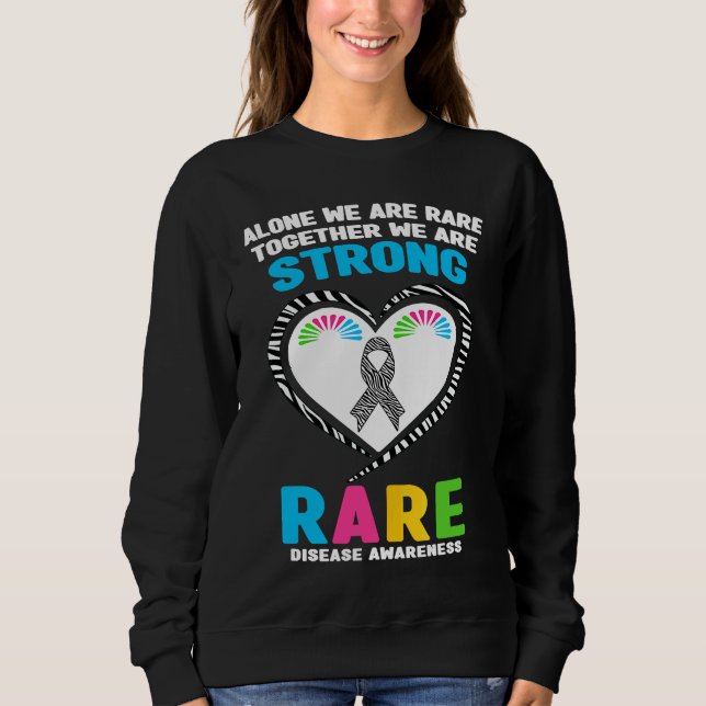 Sudadera Alone We Are Rare Together We Are Strong Rare Dise (Anverso)