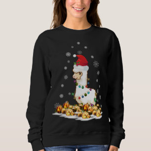 Sudadera Alpaca con Navidades Santa Hat Alpaca