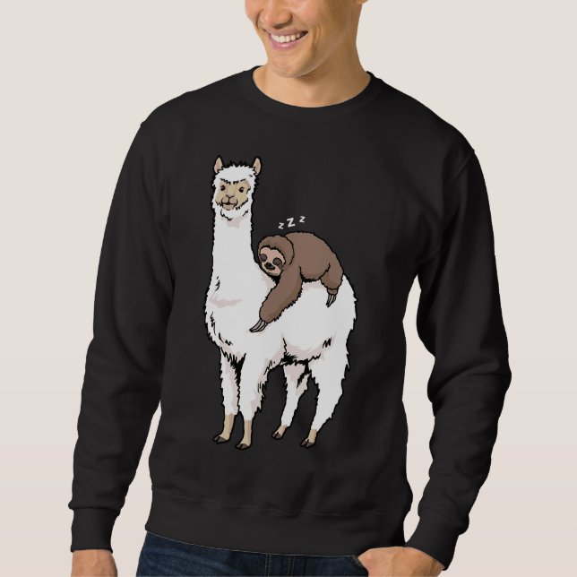 Sudadera Alpaca Funny Alpaca Sloafers (Anverso)