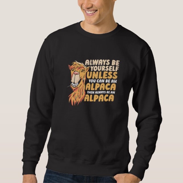 Sudadera Alpaca Llama Animal 1 (Anverso)