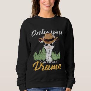 Sudadera Alpaca Llama Cute Campamento Animal