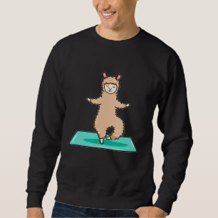 Sudadera Alpaca Llama Drama Yoga Meditación De La Paz Para 