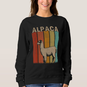 Sudadera Alpaca Masculina Mujer Niño Cute Retr Alpaca