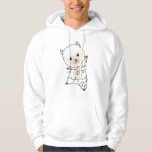 Sudadera Alpaca Merry Christmas Winter Animals Alpacas<br><div class="desc">La alpaca para Navidades con luces de hadas. Animales divertidos con regalos y nieve para las vacaciones. También es gracioso para los Navidades en julio. Las Alpacas son lindos animales y perfectas para los Navidades.</div>