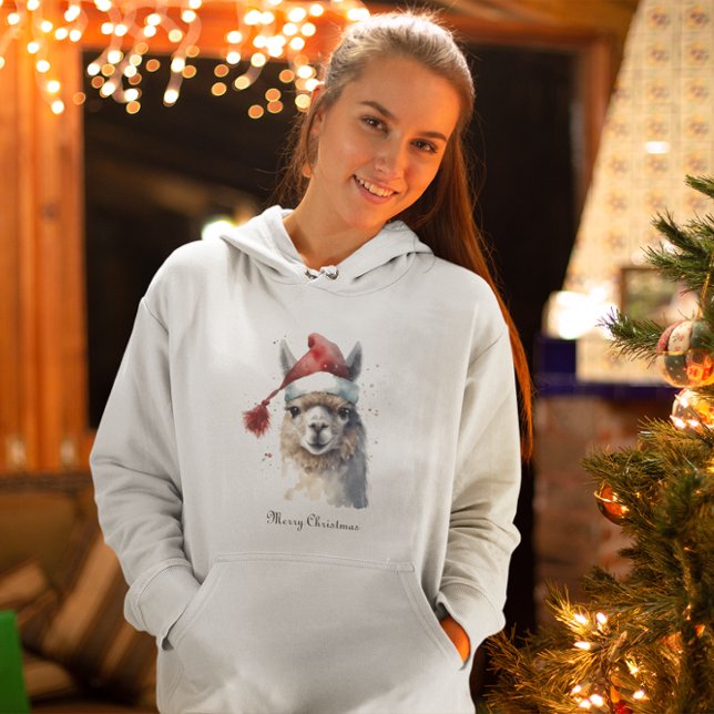 Sudadera Alpaca Navidad, personalizable (Subido por el creador)