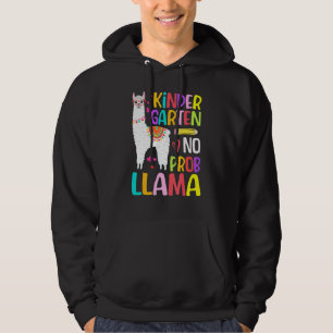 Sudadera Alpaca No Prob Llama De Vuelta Al Colegio Jardín D