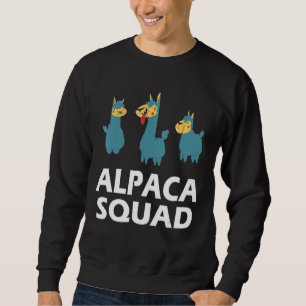 Sudadera Alpaca Squad Alpaca Y Llamas