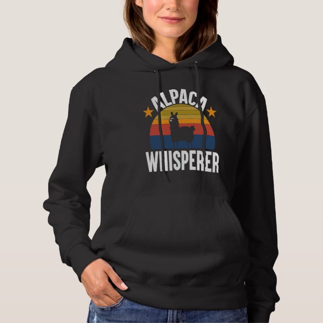 Sudadera Alpaca Whisperer I Alpaca (Anverso)