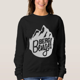 Sudadera Alpes montañosos de Mens Berg Bengel en la cima