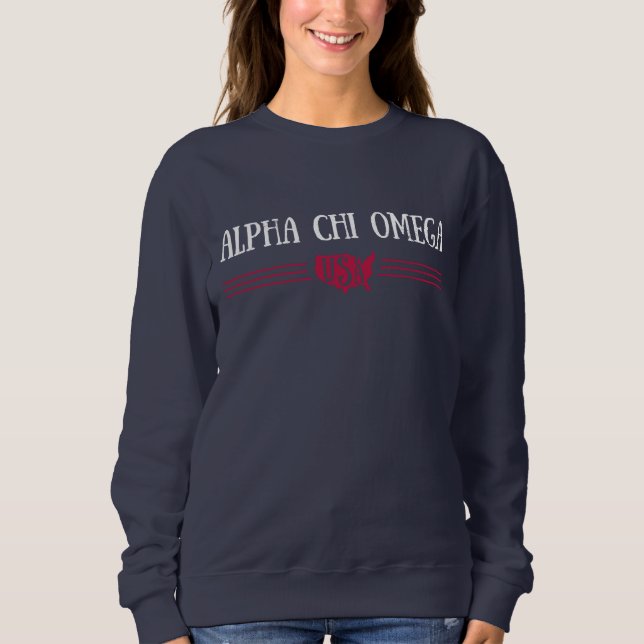 Sudadera Alpha Chi Omega - EE. UU. (Anverso)