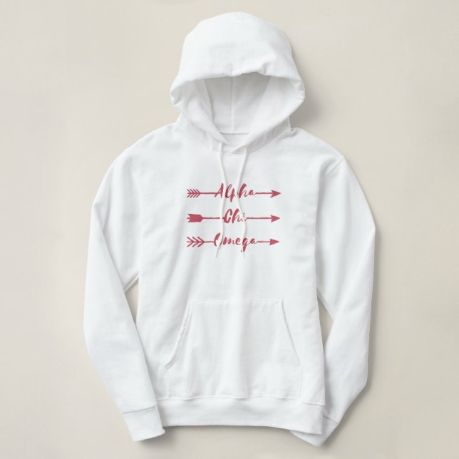 Sudadera Alpha Chi Omega | Flechas (Diseño del anverso)