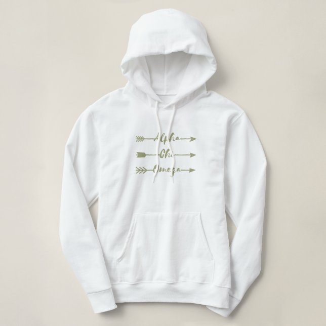 Sudadera Alpha Chi Omega | Flechas (Diseño del anverso)