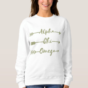 Sudadera Alpha Chi Omega Flechas