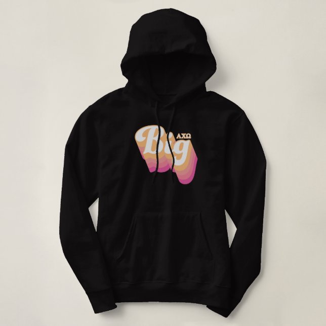 Sudadera Alpha Chi Omega | Hermana Mayor (Diseño del anverso)