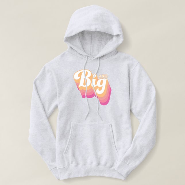 Sudadera Alpha Chi Omega | Hermana Mayor (Diseño del anverso)