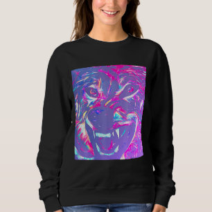 Sudadera Alpha Face Angry Leader Wolf