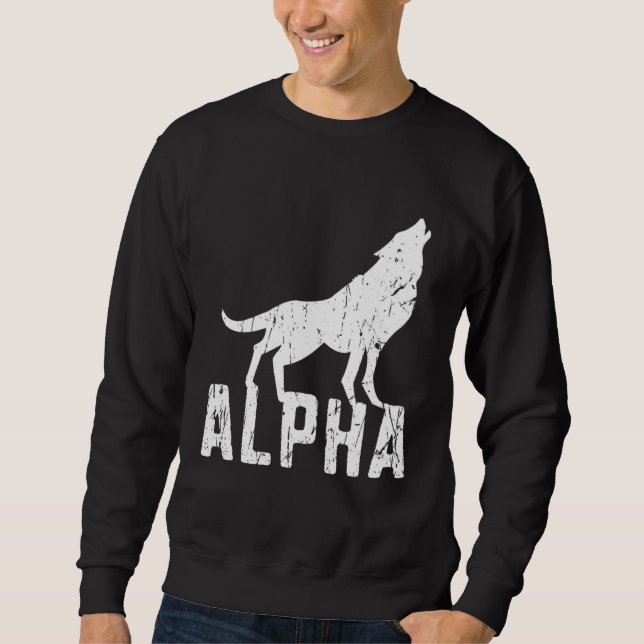 Sudadera Alpha  wildlife halloween (Anverso)