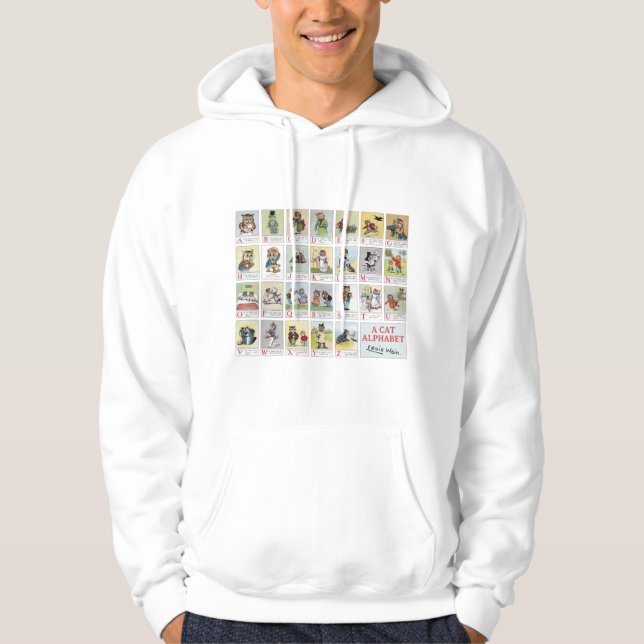 Sudadera Alphabet Cat, Louis Wain (Anverso)