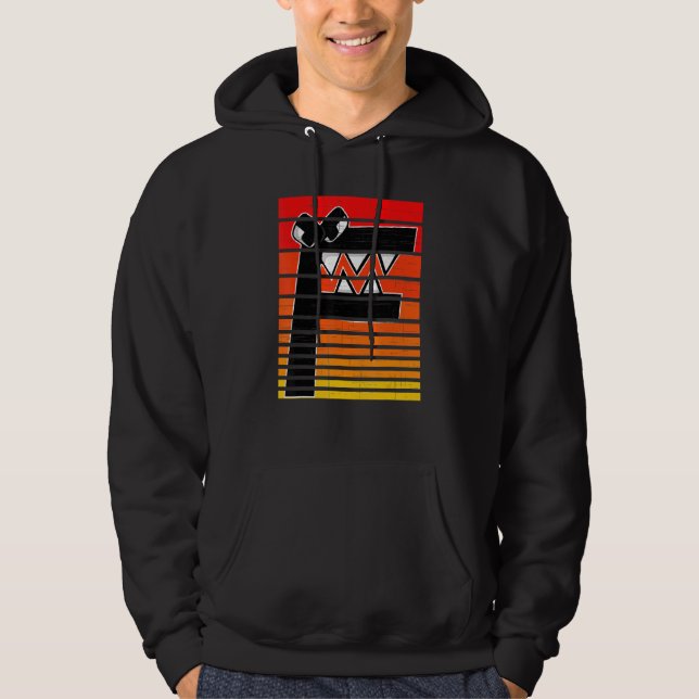 Sudadera Alphabet Lore of Retro Sunset Costume Para Niños V (Anverso)