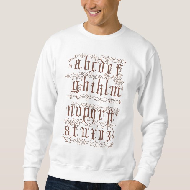 Sudadera Alphabet Shirt (Anverso)