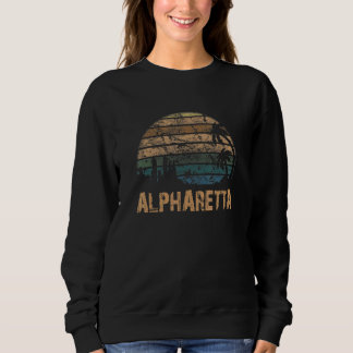 Sudadera Alpharetta Vintage Sunset Distressed