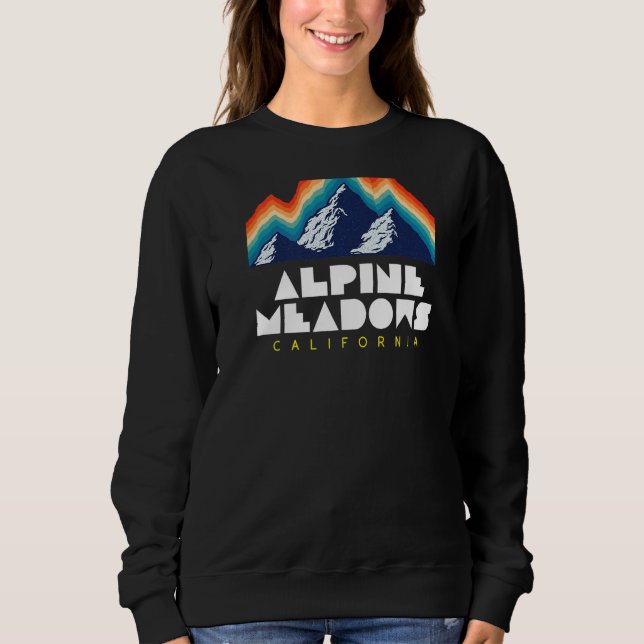 Sudadera Alpine Meadows, California - USA Ski Resort - BACK (Anverso)