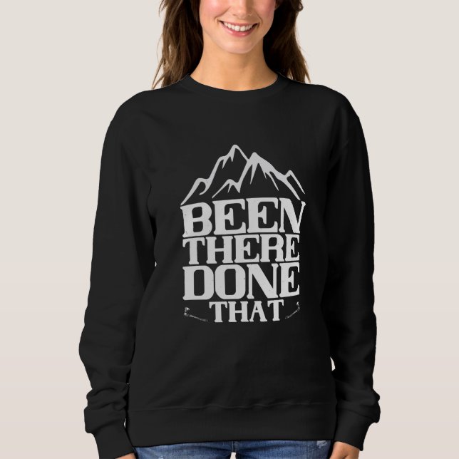Sudadera Alpinismo - Ya Estuve Allí (Anverso)