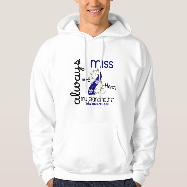 Sudadera ALS siempre yo Srta. My Grandmother 3 (Anverso)