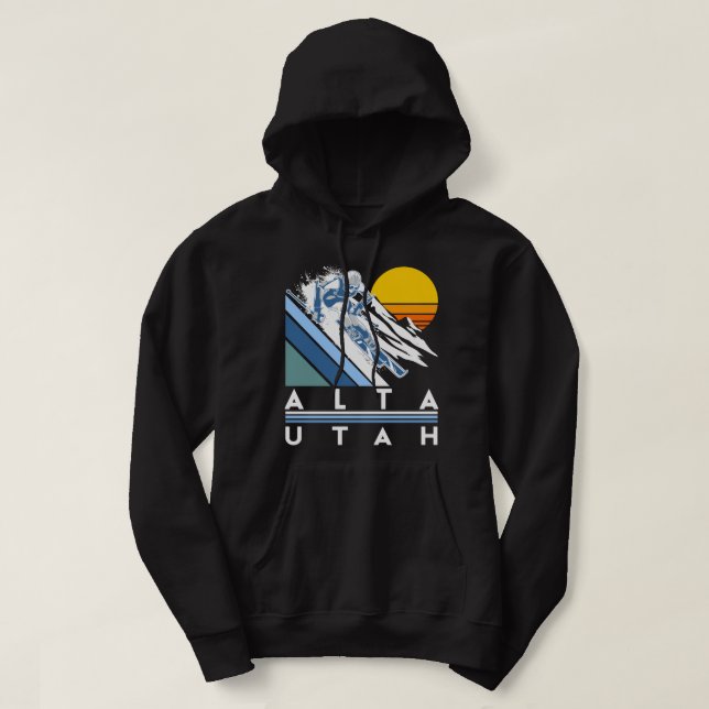 Sudadera Alta Utah Retro Ski (Diseño del anverso)