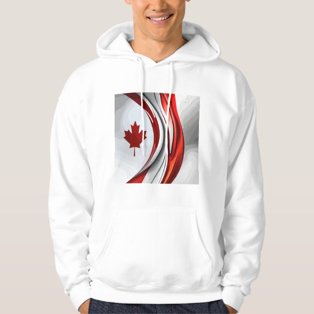 Sudadera Altered Maple Leaf: Un giro creativo canadiense (Anverso)