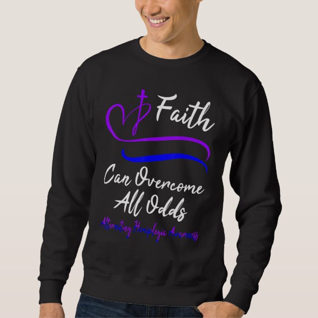 Sudadera Alternating HemiplegiaAwareness Support Christian  (Anverso)