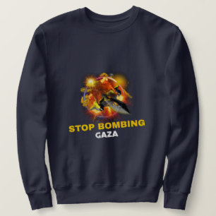Sudadera Alto al bombardeo del genocidio en Gaza
