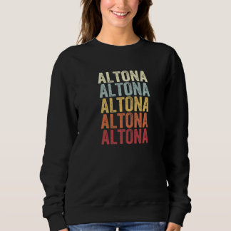 Sudadera Altona New York Altona NY Retro Vintage Text